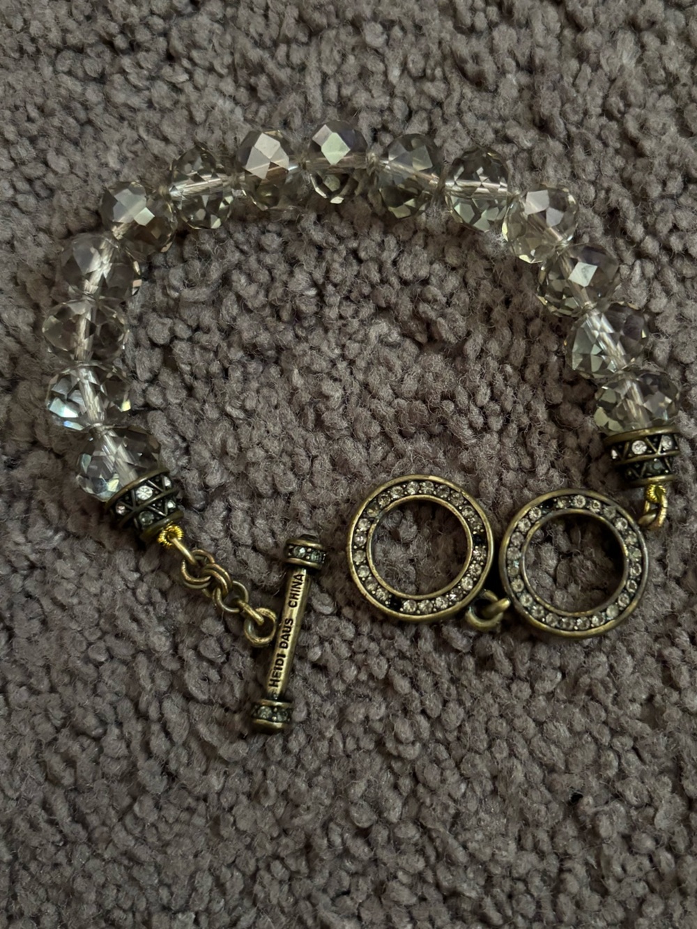 Heidi Daus Crystal Toggle Bracelet - Picture 4 of 4